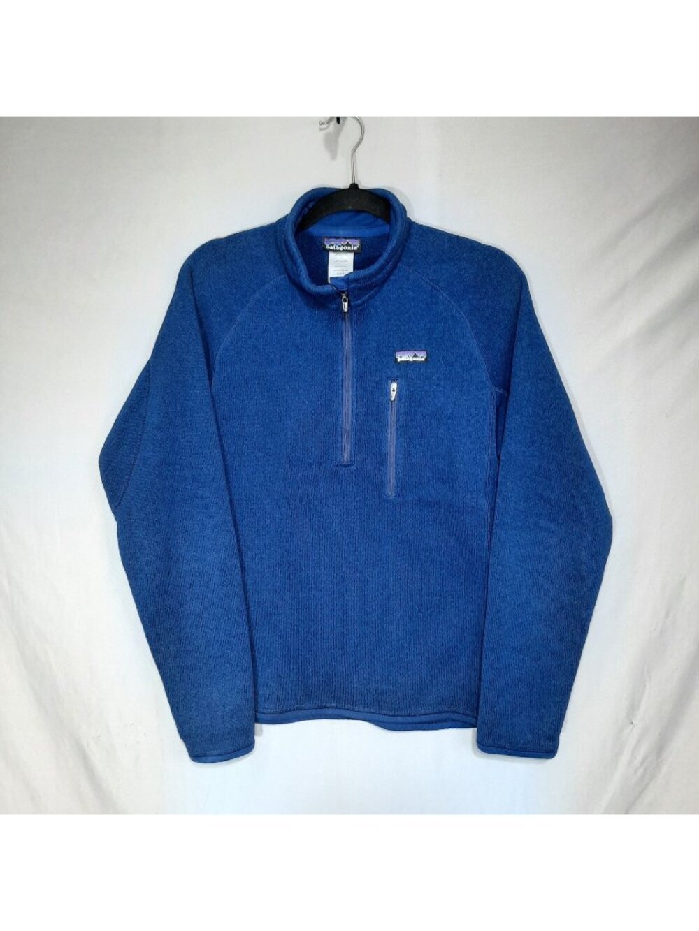 Vintage Patagonia Better Sweater Mens M Cedars Blue 1/4 Zip Fleece Pullover Y2K